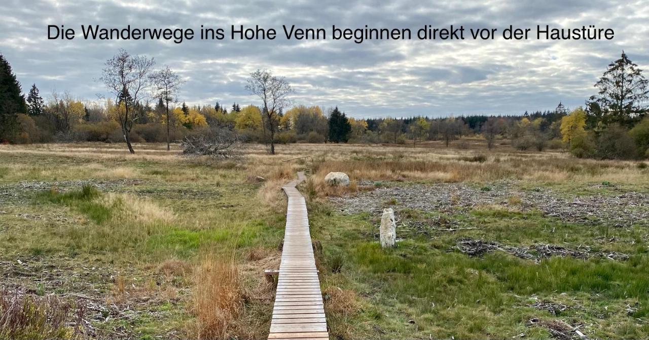 Hof Vierzehnender Im Hohen Venn - 70Qm Maisonette - 2 Schlafzimmer - Wohnkueche - Balkon Mit Grill - Monschau - Eifel - Hunde Willkommen - Islandpferde Exterior photo